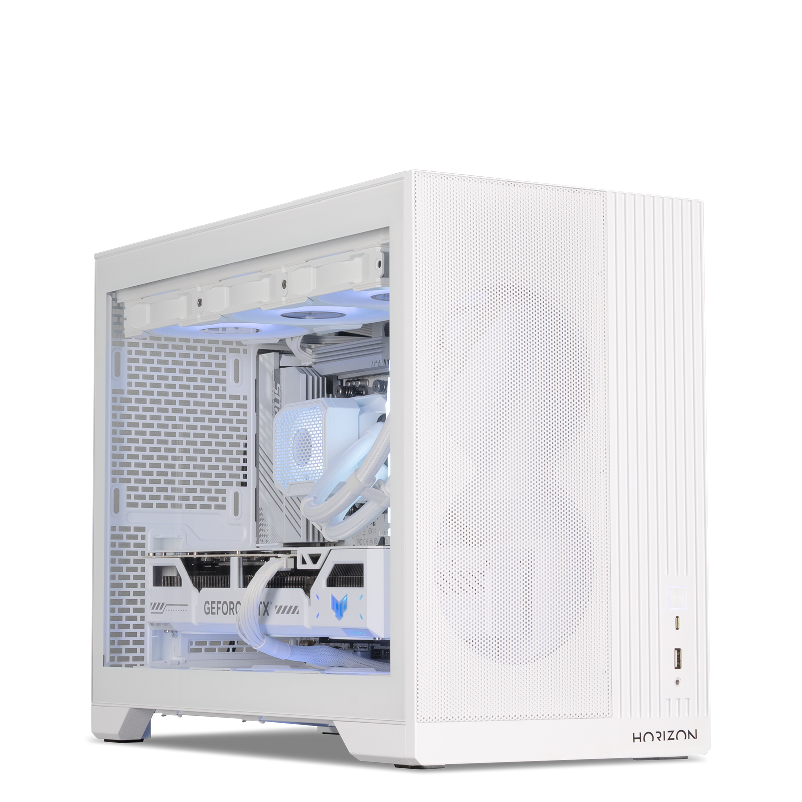 Image of Horizon XTM Ryzen 7 RTX 5070 Ti White Gaming PC
