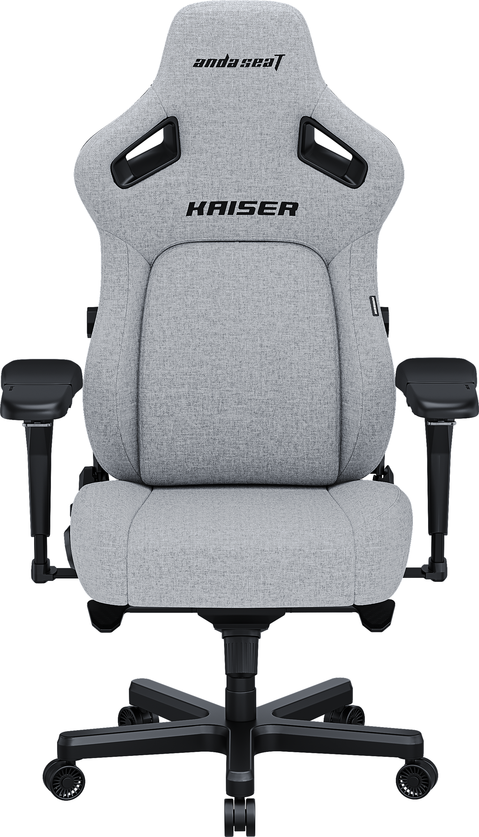 Andaseat Grey Kaiser 4 Premium Gaming Chair In Fabric Large