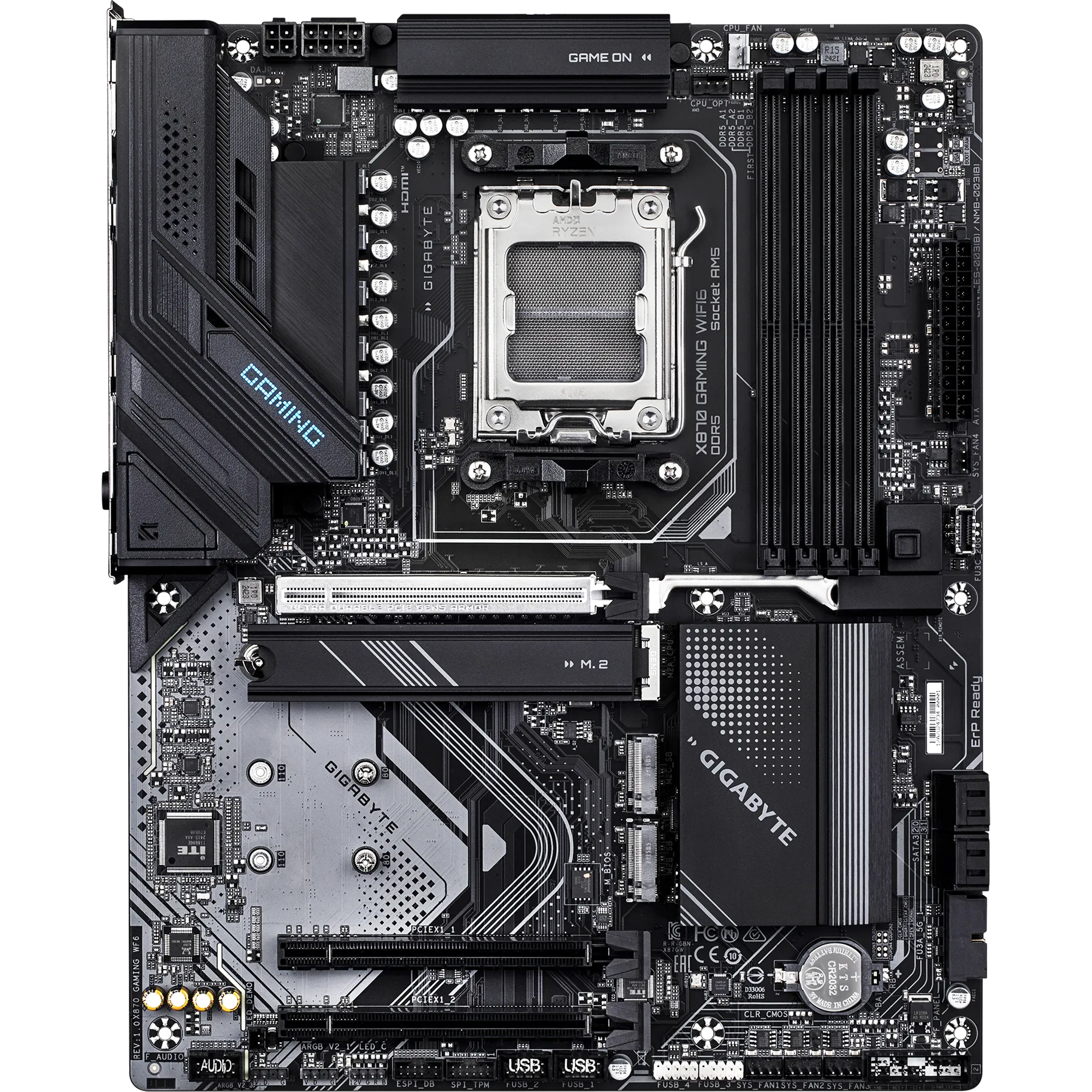 Gigabyte X870 GAMING WIFI6 AMD Socket AM5 Motherboard X870