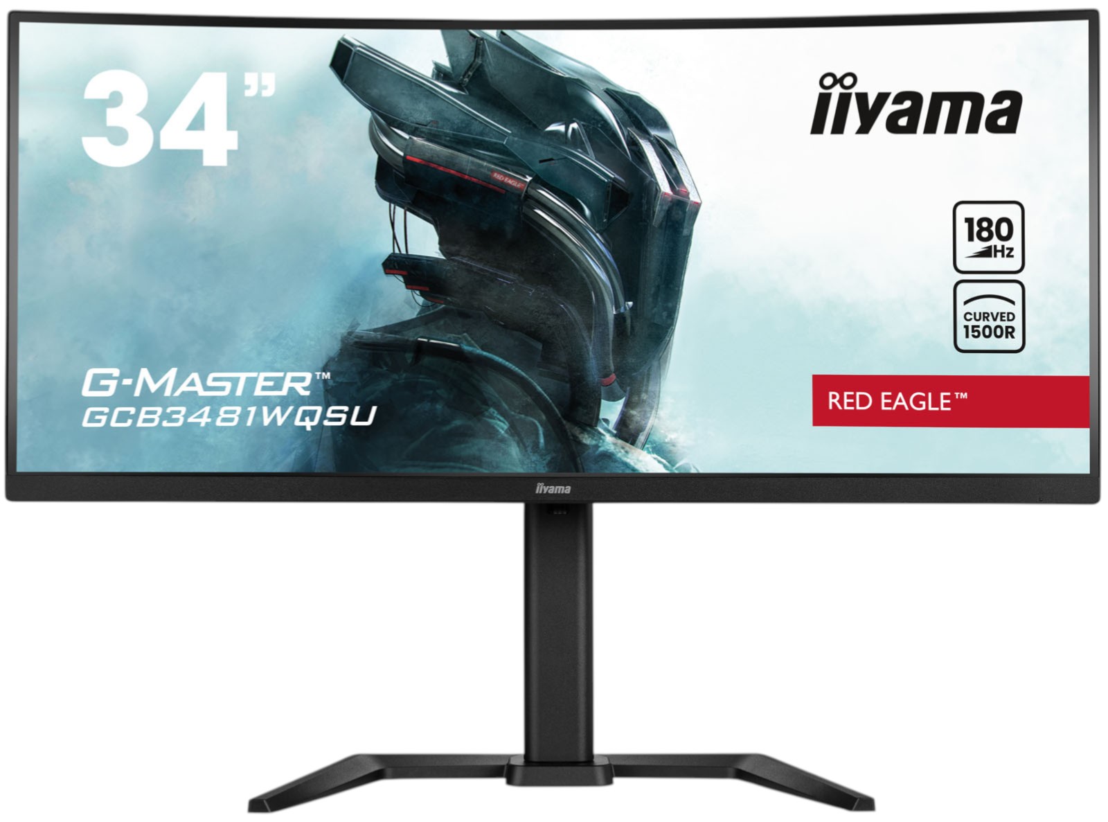 iiyama G-Master GCB3481WQSU 34" UltraWide Curved Gaming Monitor - VA, 500 nits