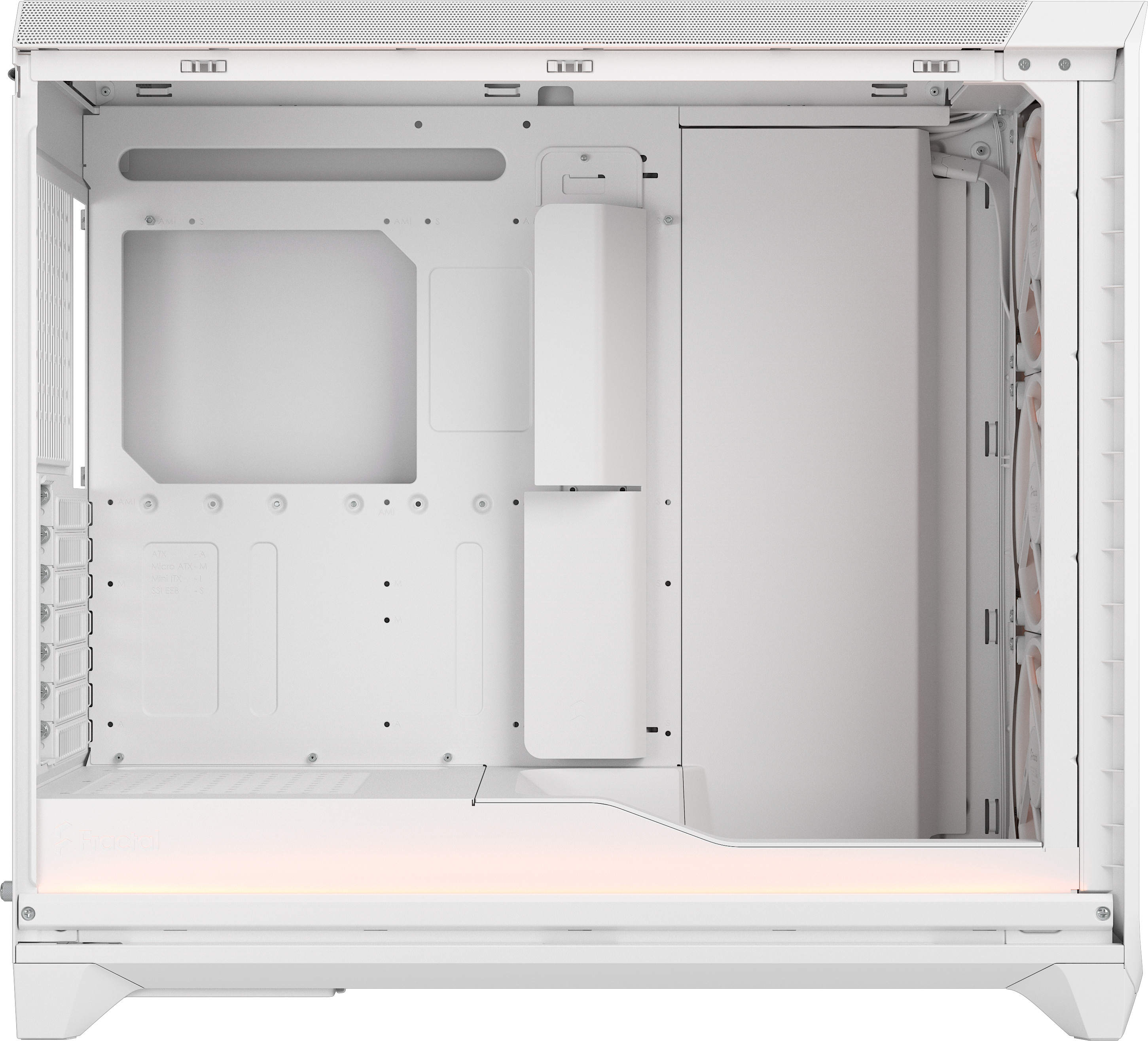 Fractal Meshify 3 XL Ambience Pro RGB E-ATX Gaming Case in White