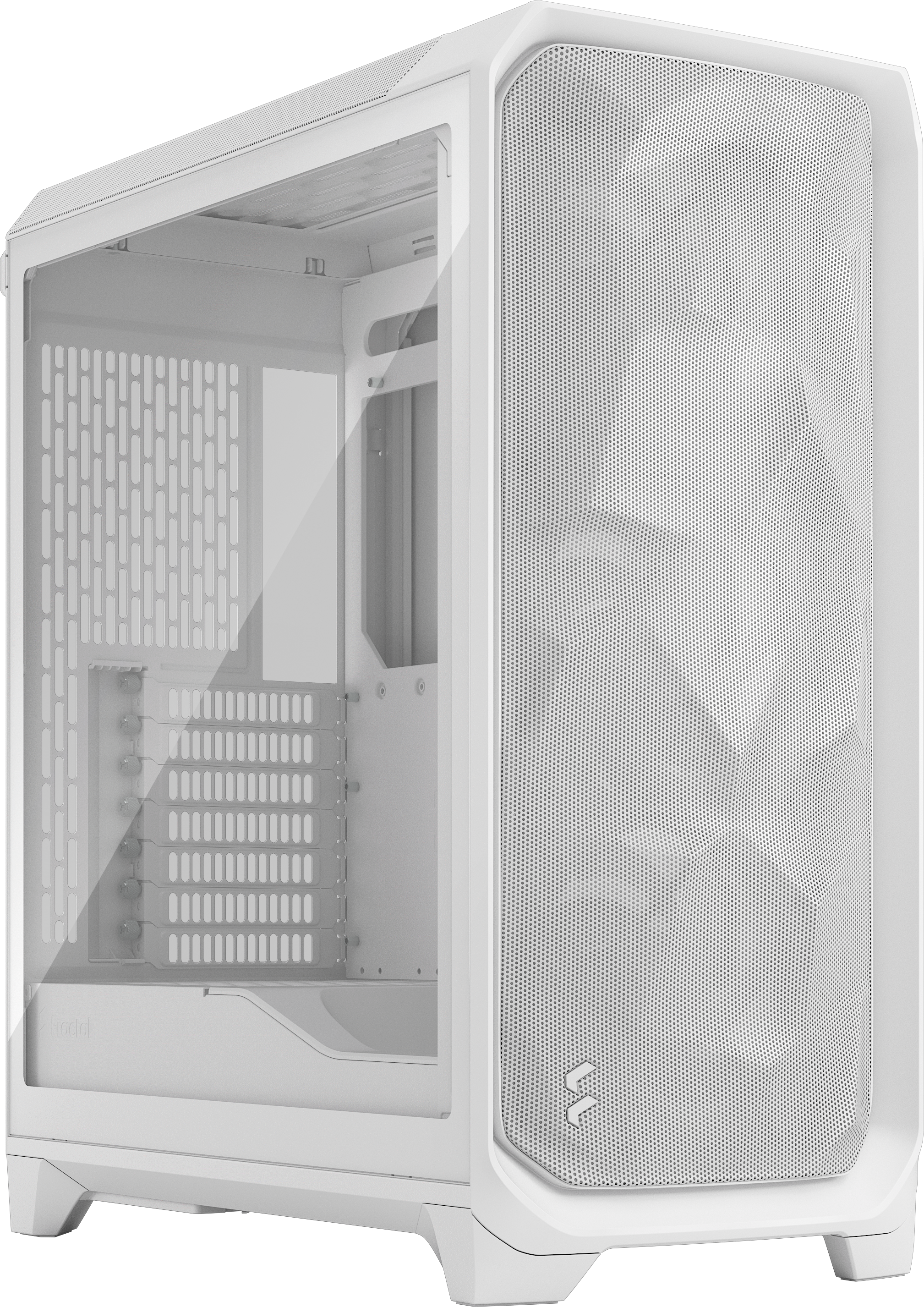 Fractal Meshify 3 TG Mid Tower Gaming Case - White 