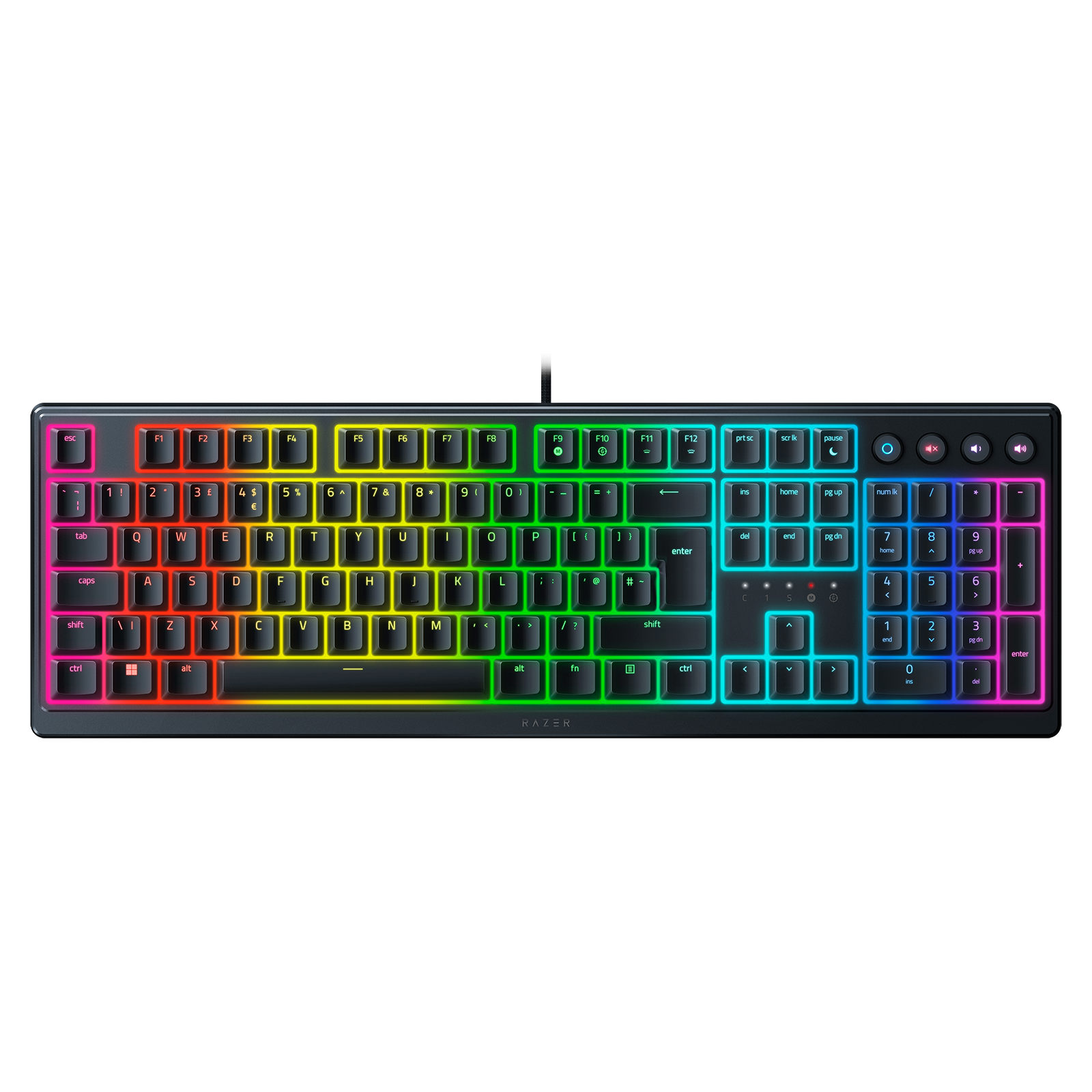 Razer Ornata V3 Low Profile Mecha Membrane RGB Gaming Keyboard