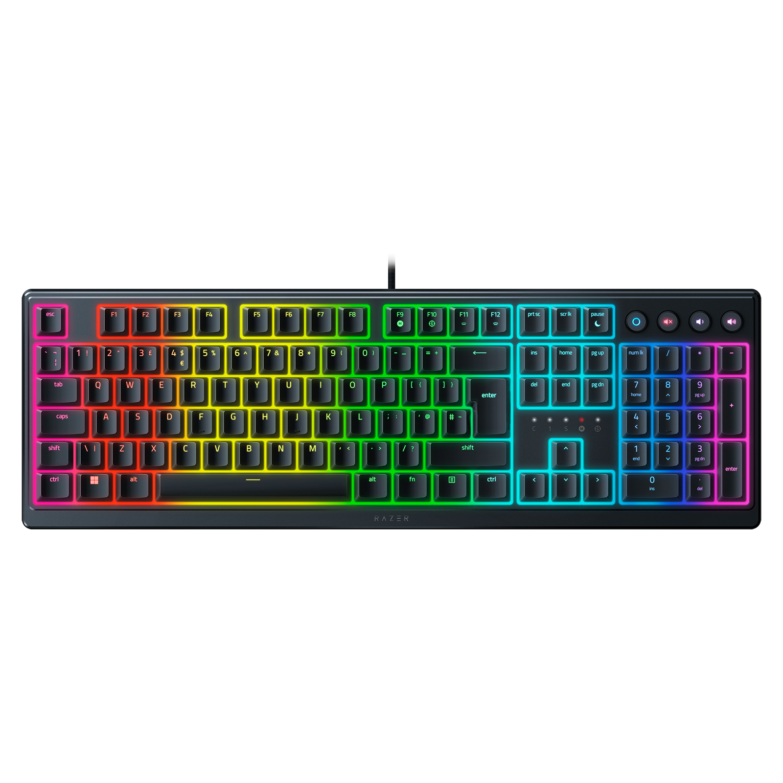 Image of Razer Ornata V3 Low Profile Mecha Membrane RGB Gaming Keyboard