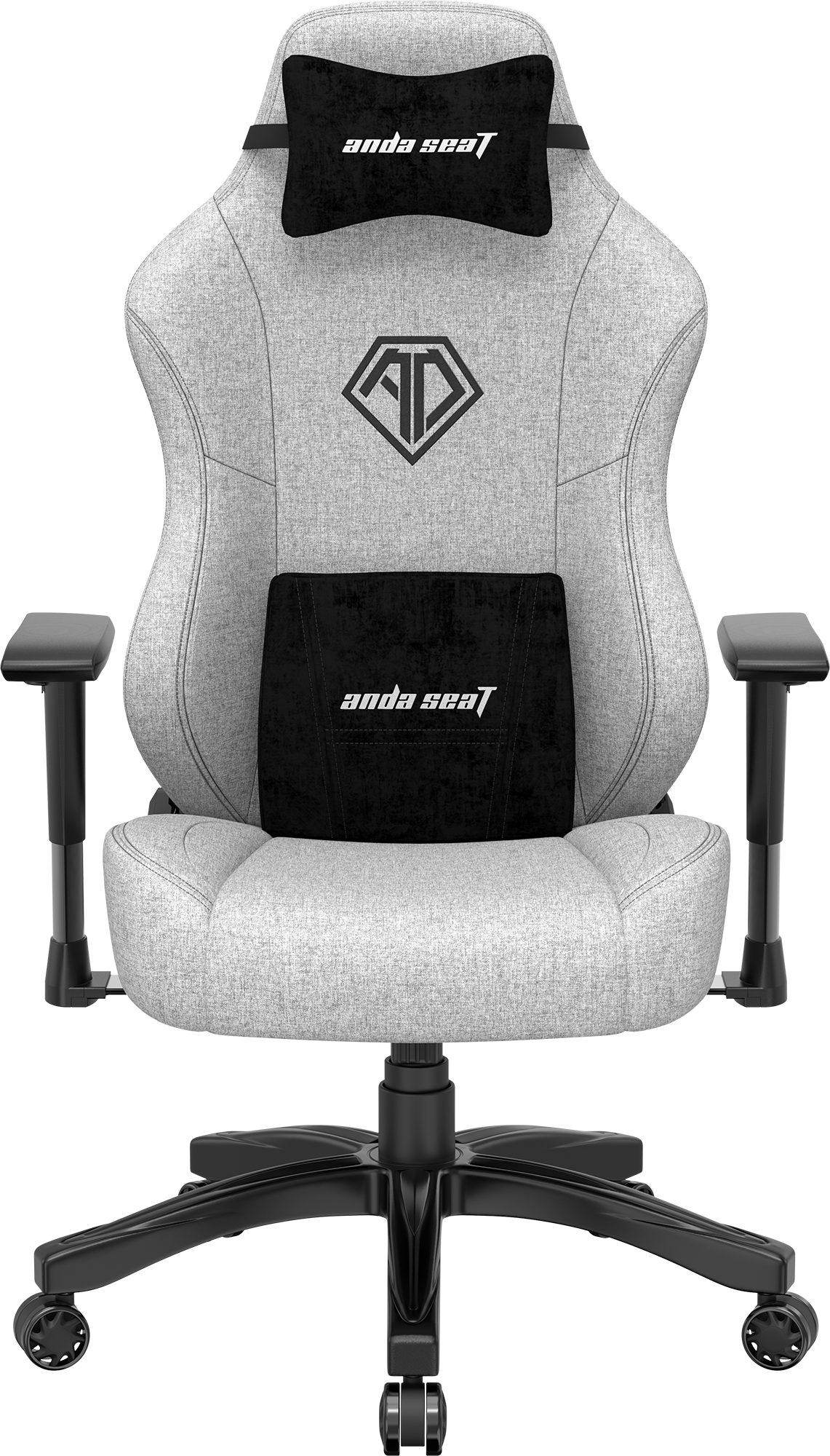 AndaSeat Phantom 3 Premium Fabric Gaming Chair - Ash Grey