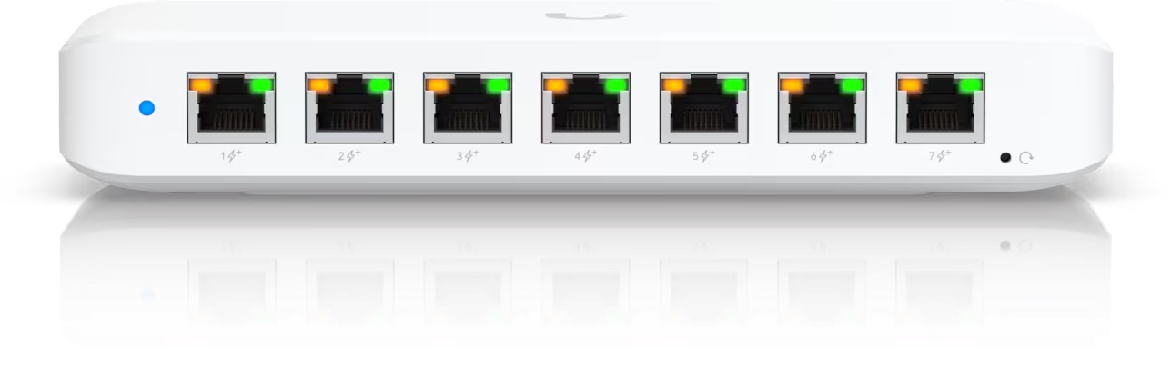 Ubiquiti UniFi Switch Ultra 8 Port Gigabit POE+ Compact Layer 2 Managed Switch (USW-Ultra-210W)