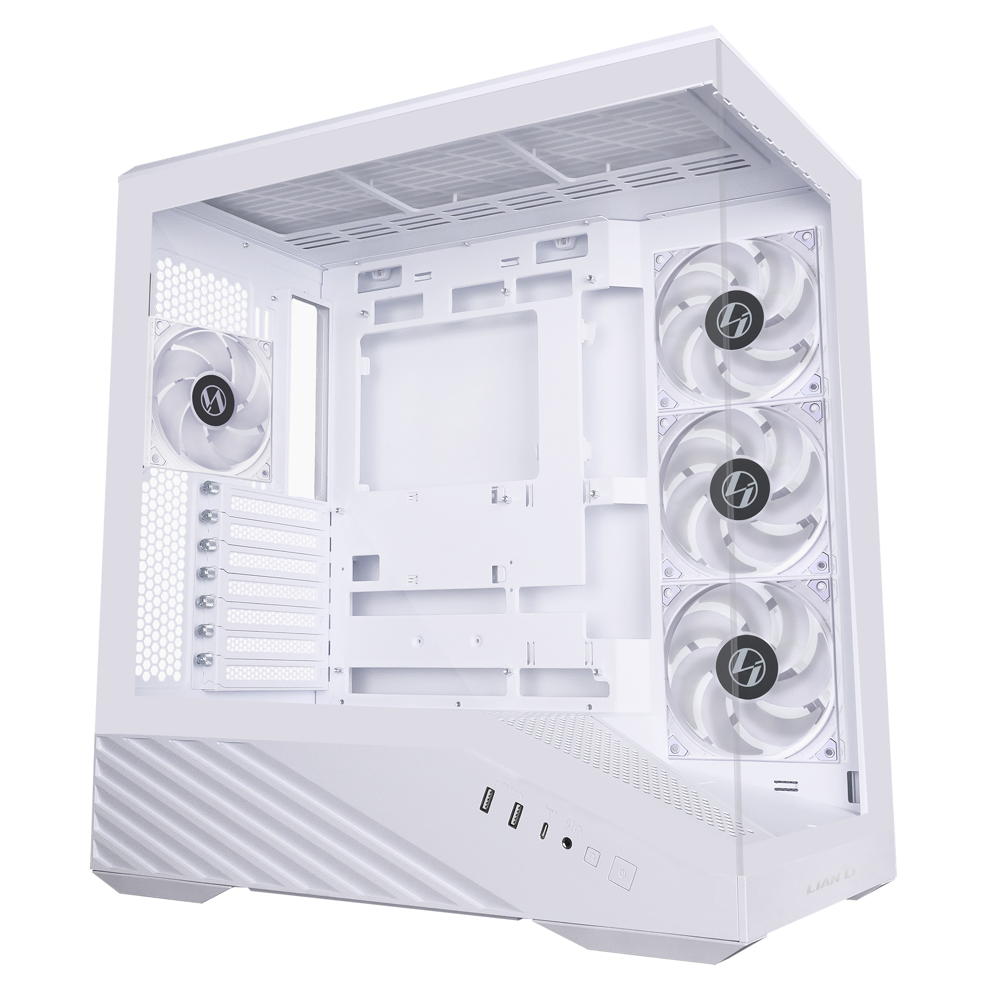 Lian Li Vector V100 RX Mid Tower Gaming Case - White