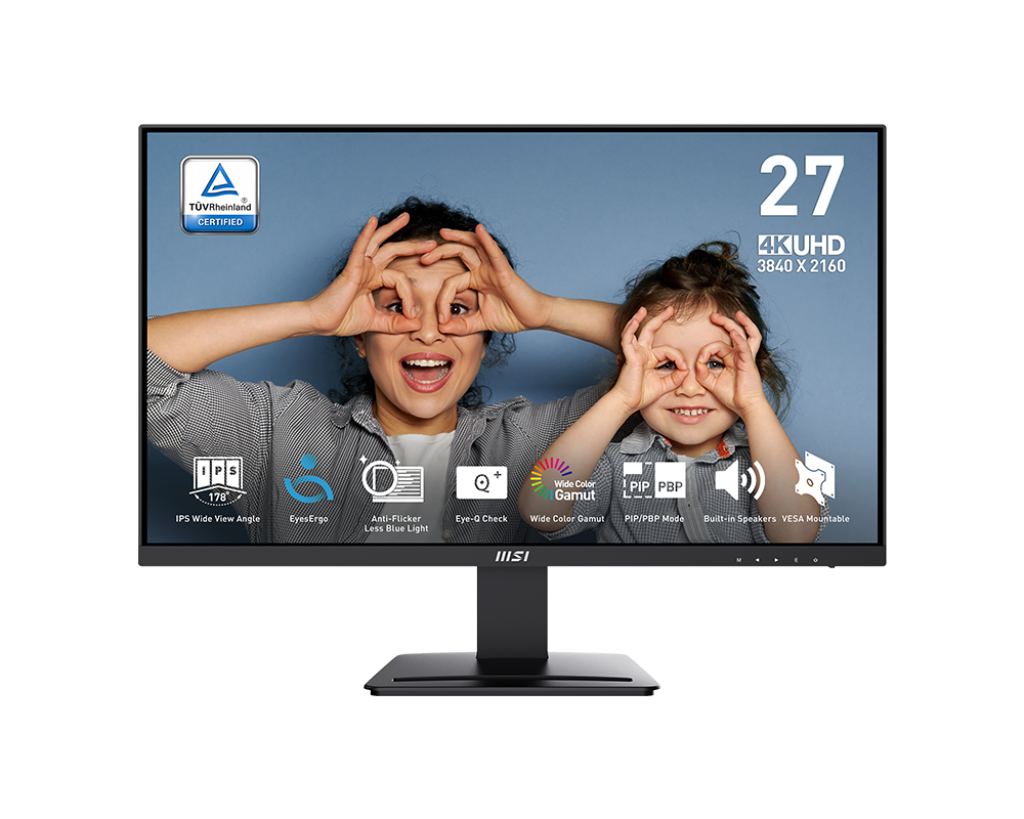 MSI PRO MP273U Business 27" Monitor - IPS, 60Hz, 4ms, HDMI, DP