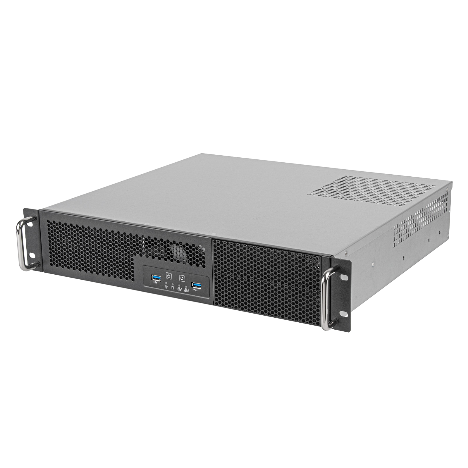 Silverstone RM23-502-MINI Rackmount Server Case - Black 